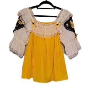 Handmade folk blouse